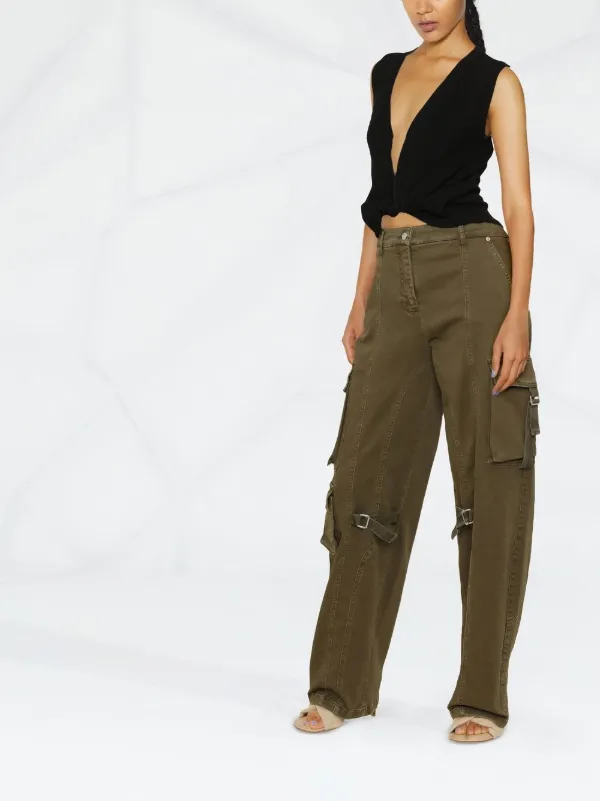Blumarine straight-leg Cargo Trousers 