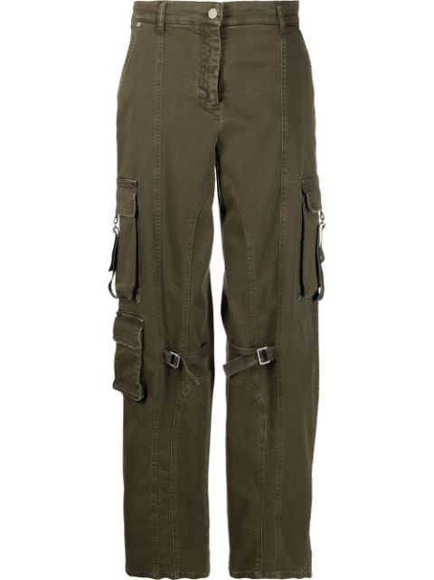 Blumarine straight-leg cargo trousers