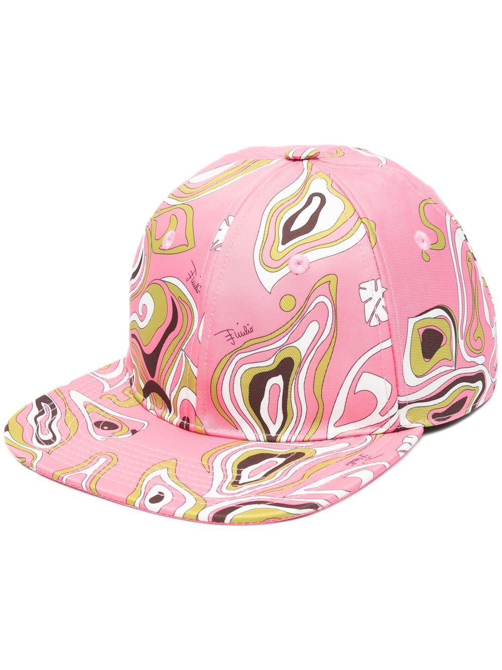 PUCCI abstract-pattern Cap - Farfetch