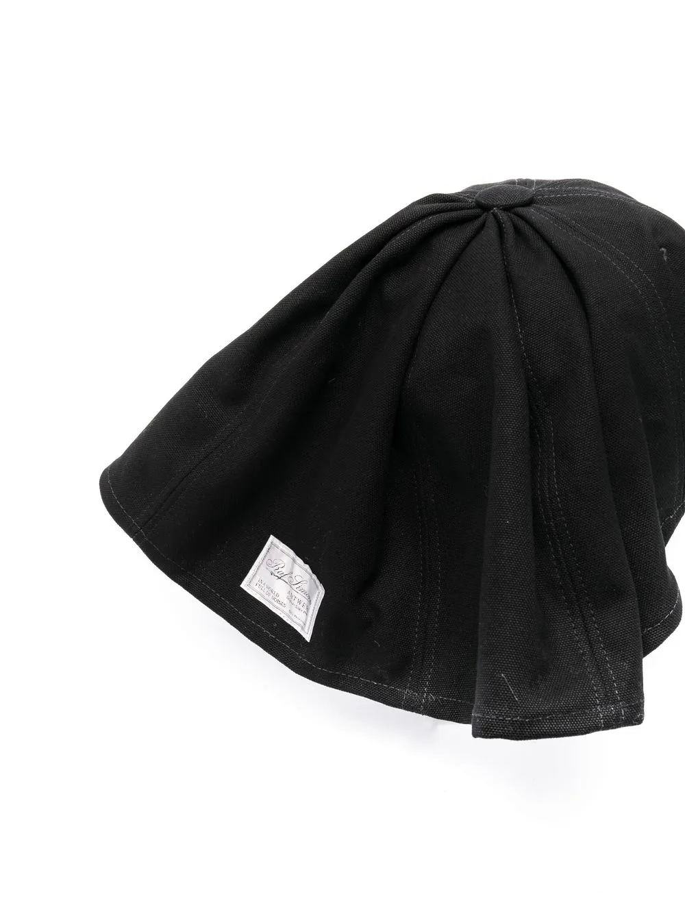 Shop Raf Simons Ear Flap Baseball Cap In Schwarz