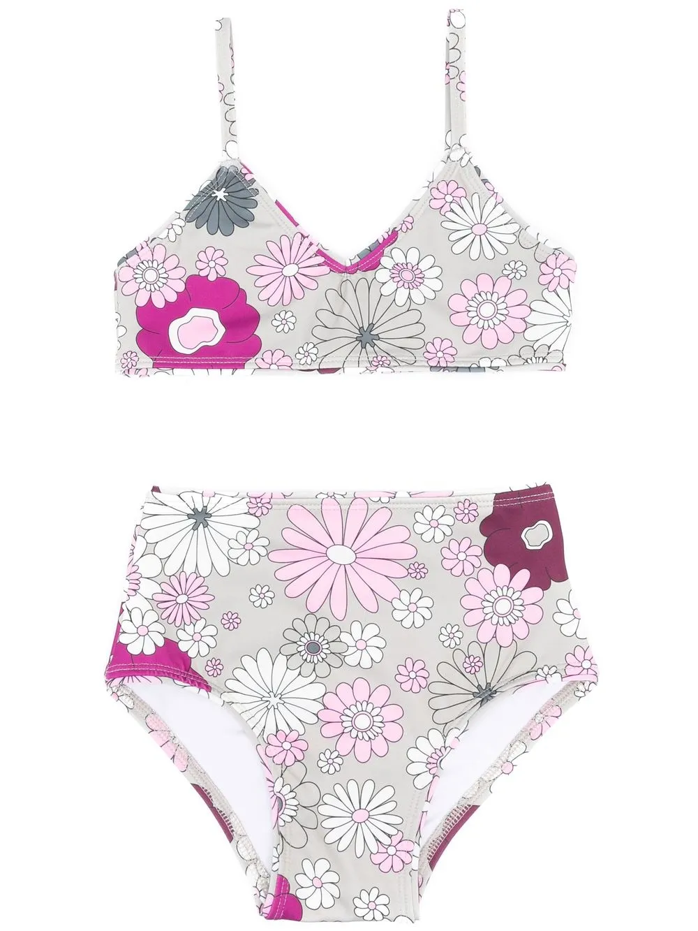 

Douuod Kids bikini con estampado floral - Neutro