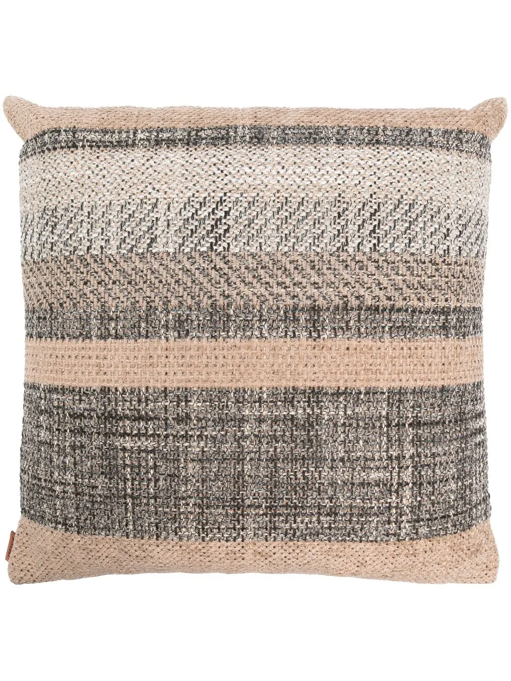 

Missoni Home cojín a rayas estampadas - Neutro