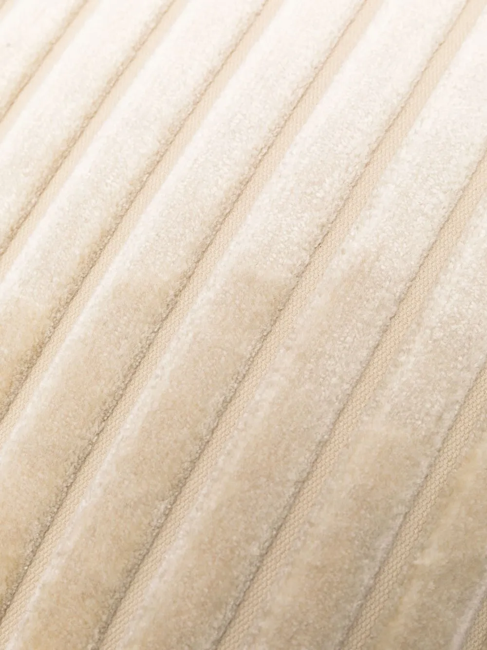 Missoni Ribbed Square Cushion In Neutrals