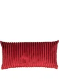 Missoni Home ribbed velvet cushion - Red