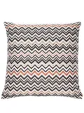 Missoni Home zig-zag patterned cushion - Neutrals