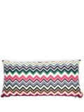 Missoni Home zig-zag pattern cushion - Green