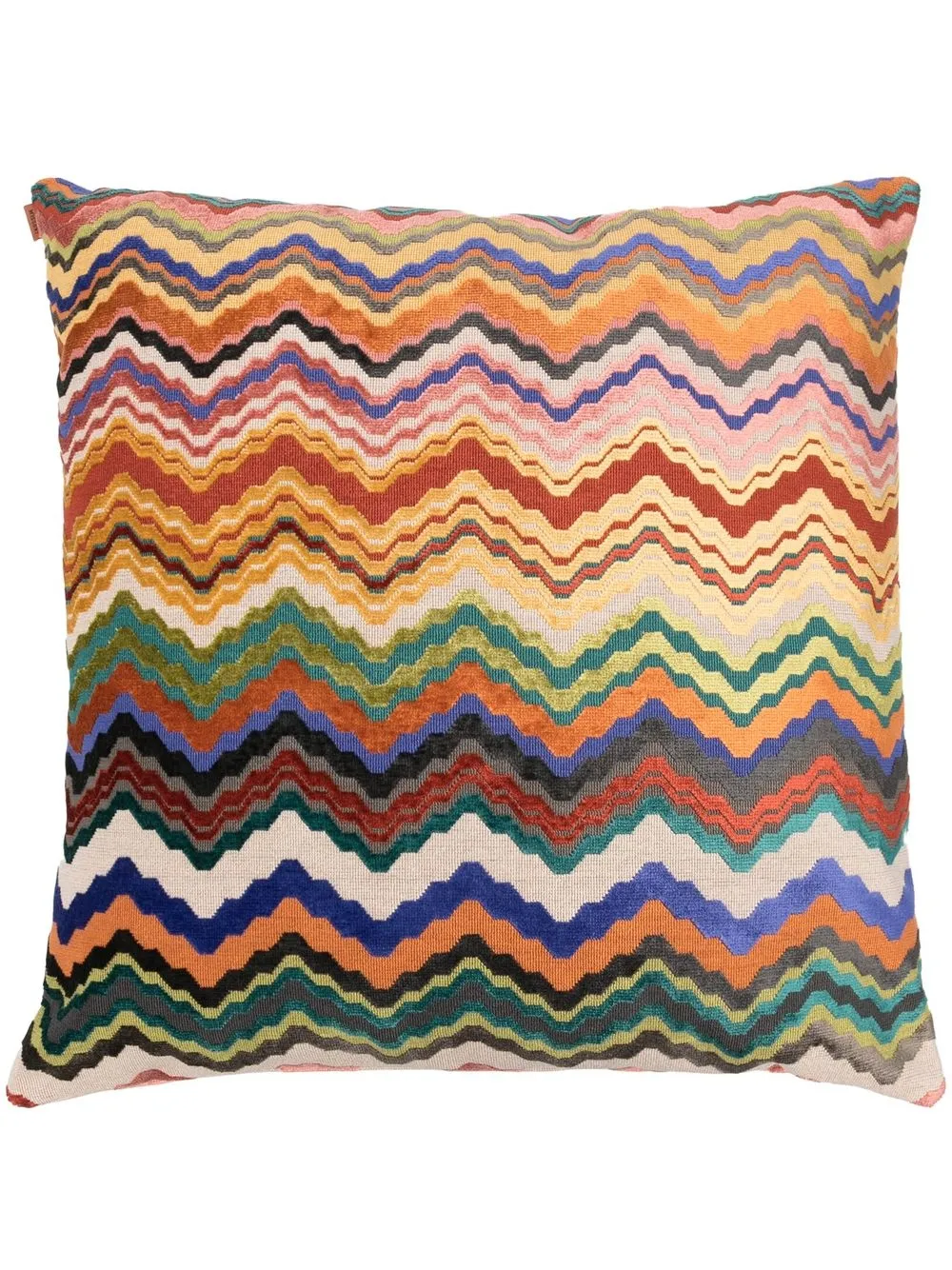 

Missoni Home cojín con motivo en zigzag - Verde