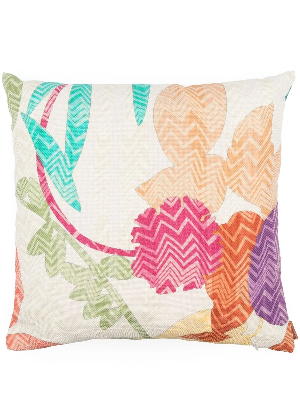 

Missoni Home abstract-print cushion - Neutrals