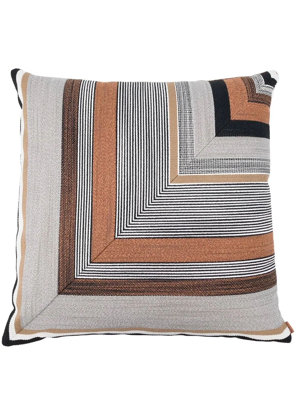 

Missoni Home cojín con motivo de rayas de 60 x 60 cm - Blanco