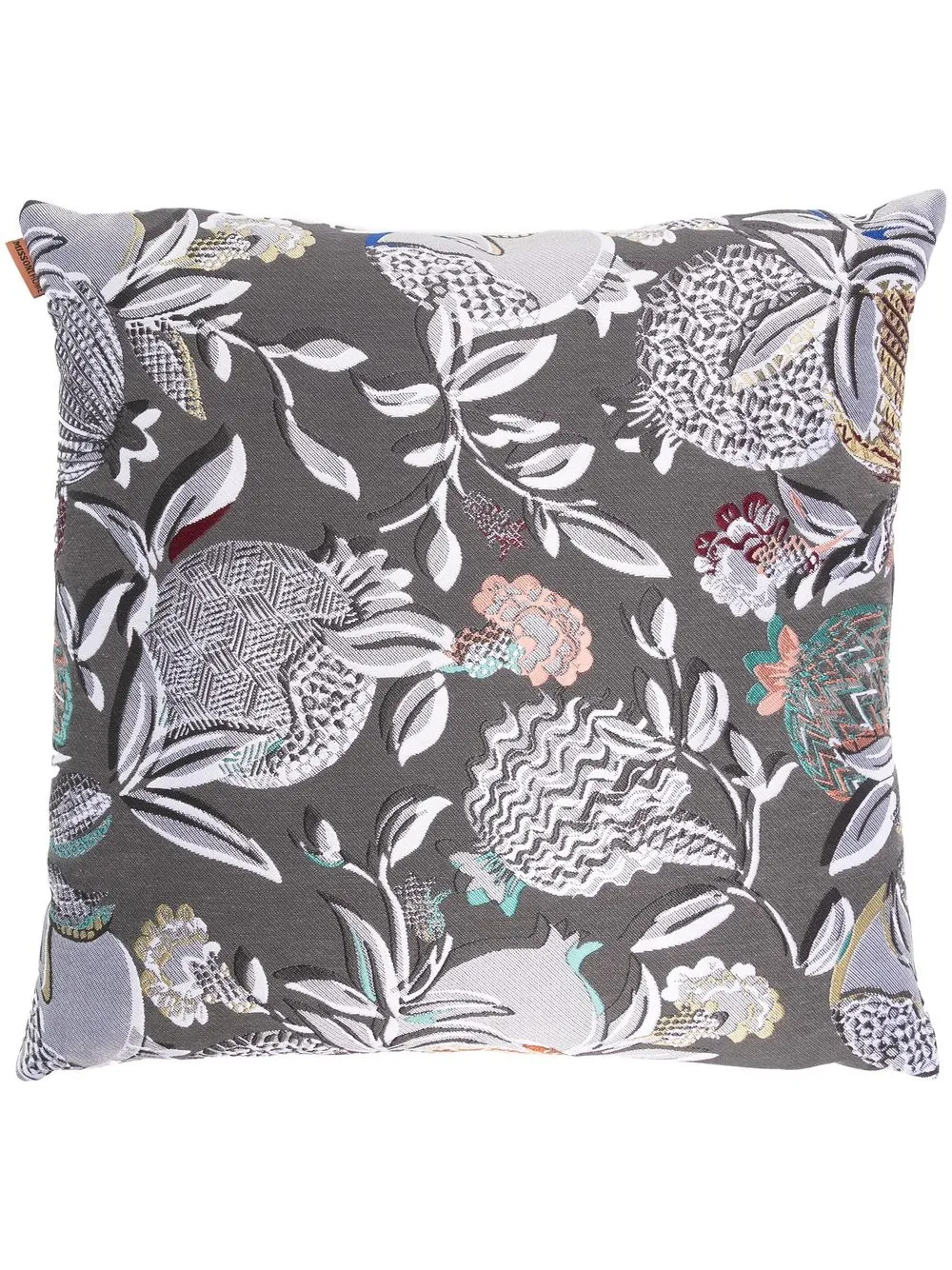 

Missoni Home cojín con motivo floral en jacquard - Gris