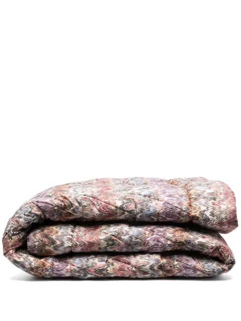Missoni Home geometric-pattern cotton quilt