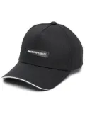 Emporio Armani logo-patch cap - Black