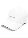 Emporio Armani logo-patch cap - White