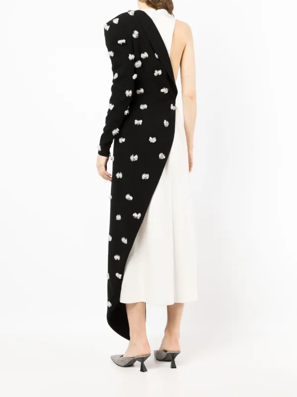 Saiid Kobeisy Beaded half-jacket Dress 