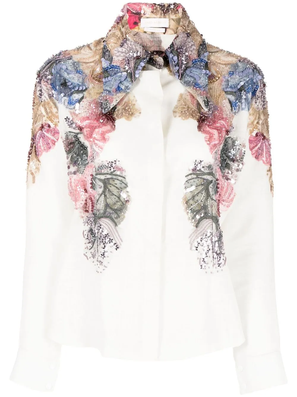 

Saiid Kobeisy camisa con estampado floral - Blanco