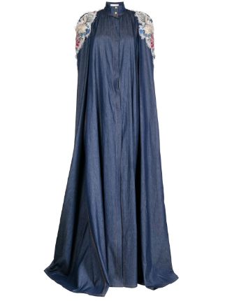 Denim 2024 cape dress