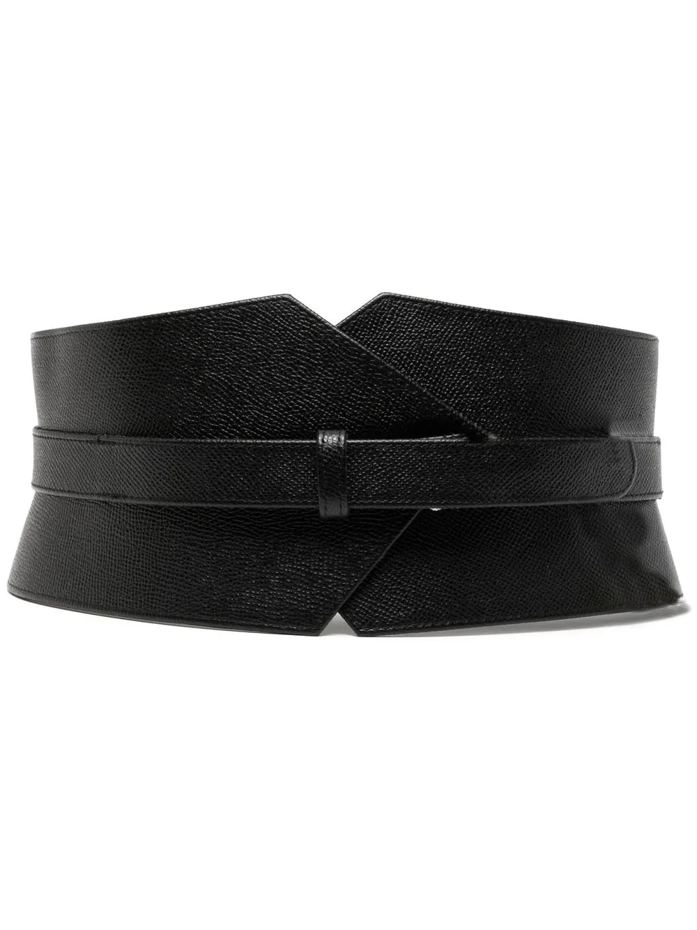 

Saiid Kobeisy calfskin envelope belt - Black