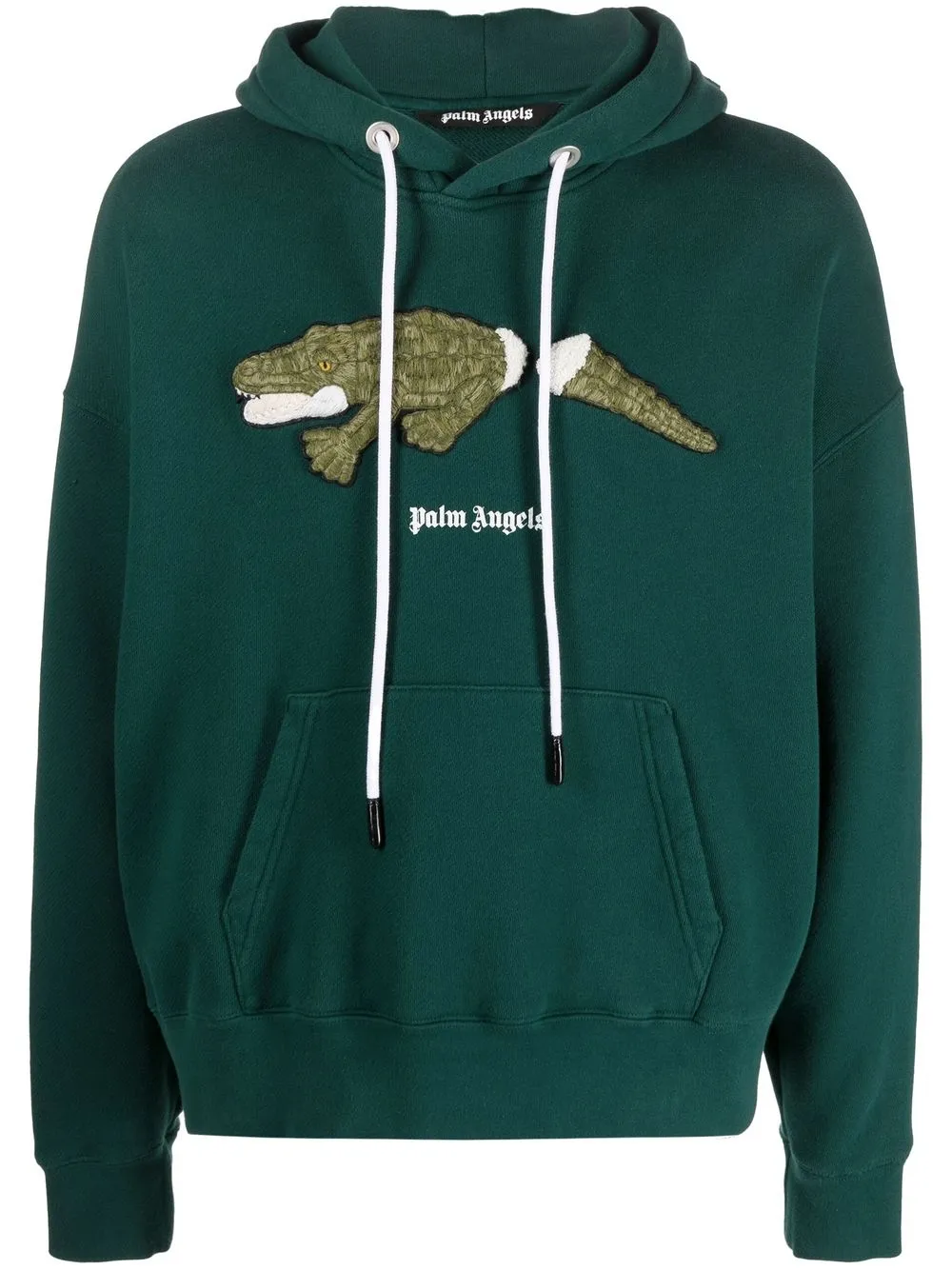 

Palm Angels hoodie bordado - Verde