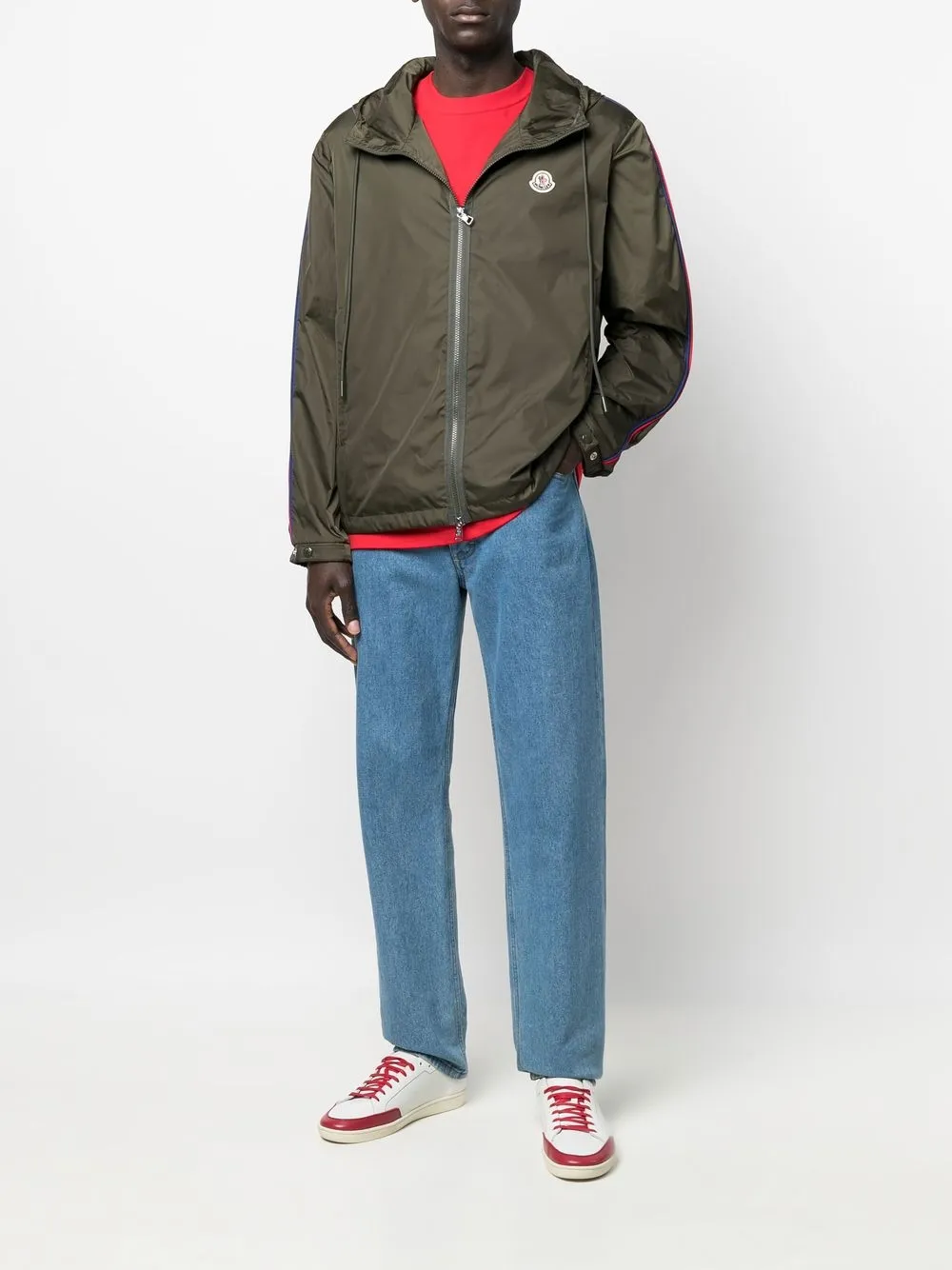 Moncler logo-patch Hooded Jacket - Farfetch
