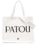 Patou Patou canvas tote bag - Neutrals