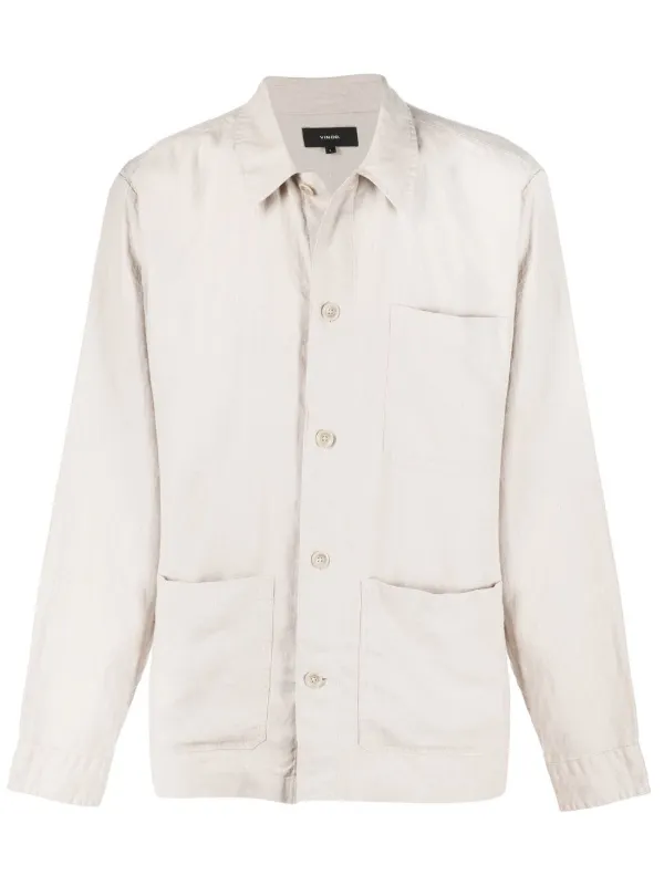 Vince Hemp Shirt Jacket - Farfetch