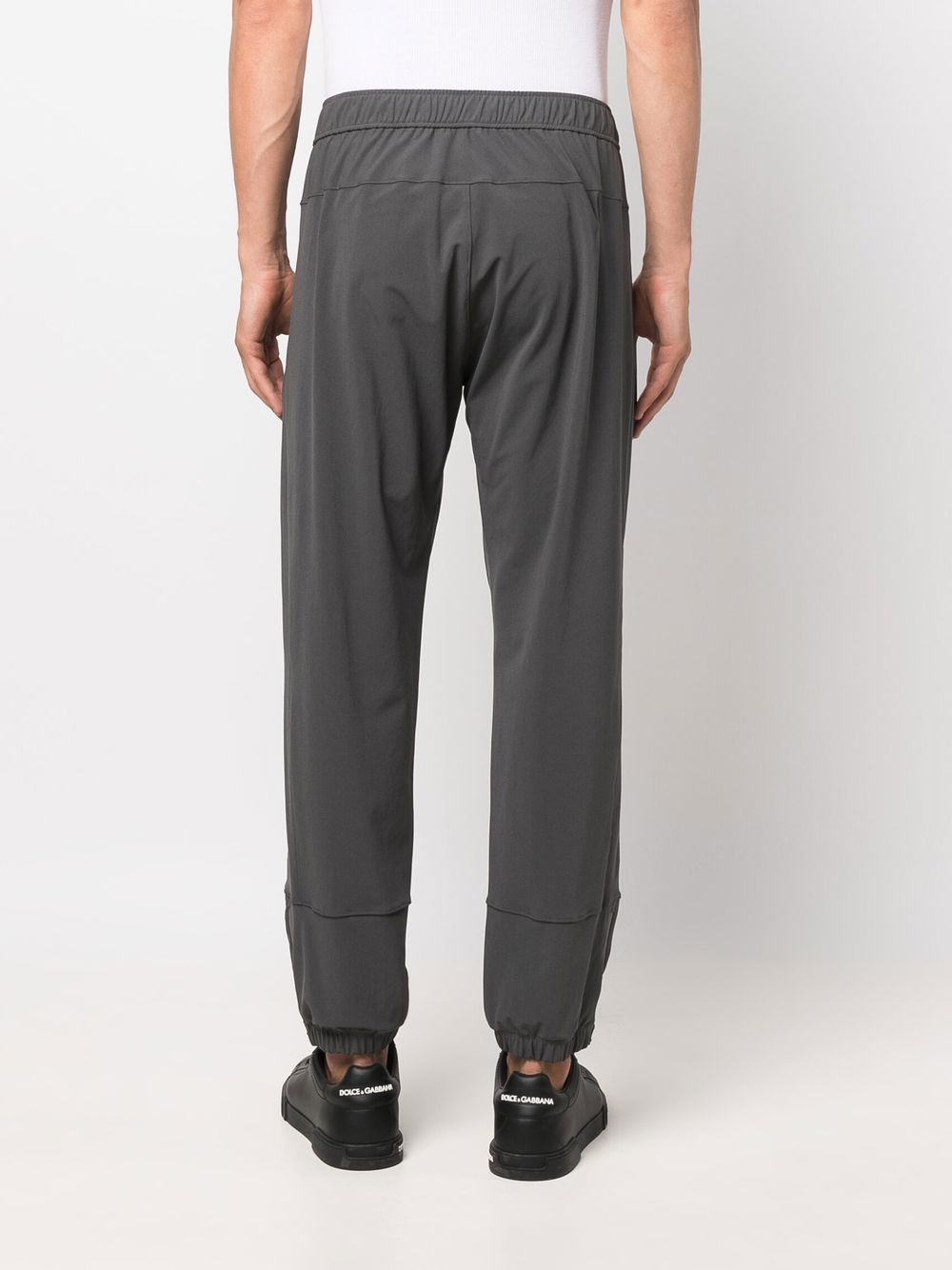Shop Vince Mid-rise Tapered Trousers In 028sha