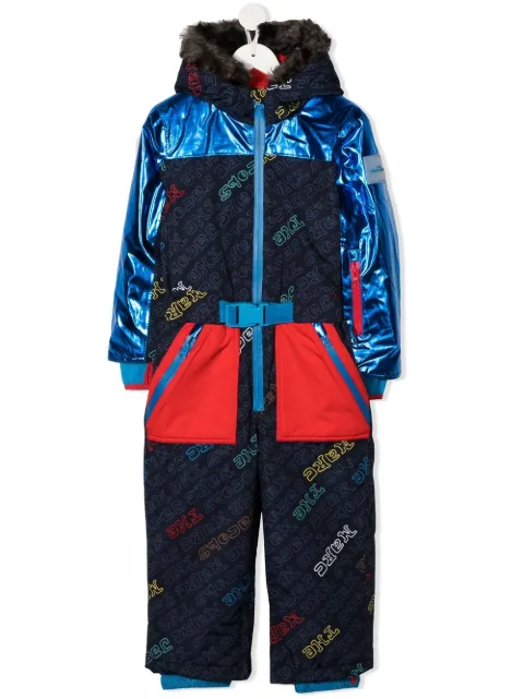 Marc Jacobs Kids long-sleeve padded ski jumpsuit