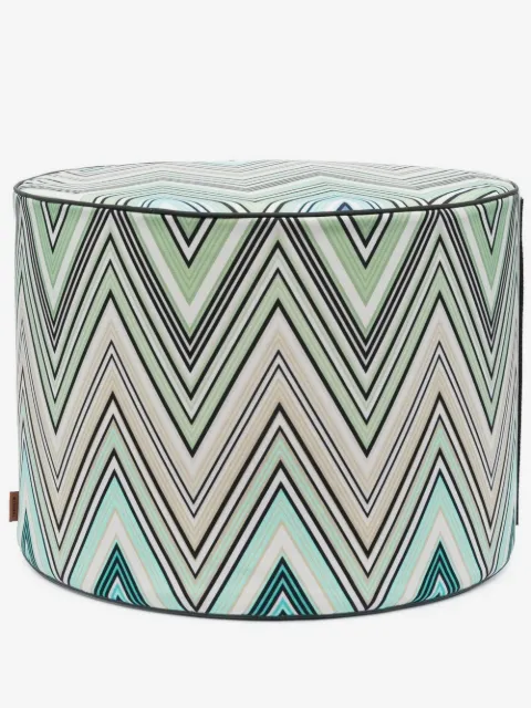 Missoni Home zigzag-print pouf