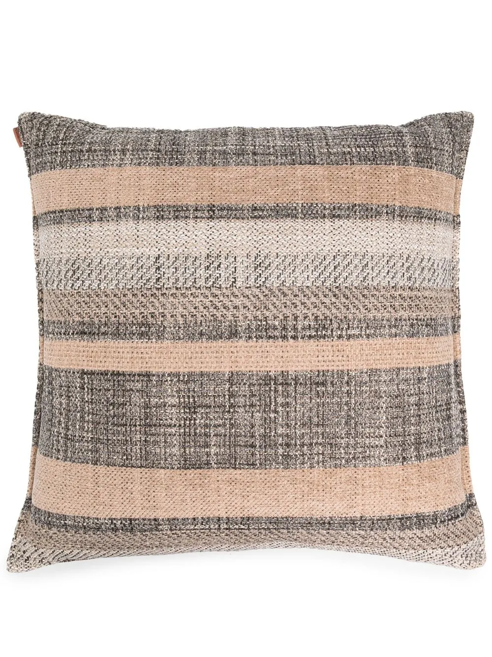 

Missoni Home Bodrum/Bath jacquard cushion - Brown