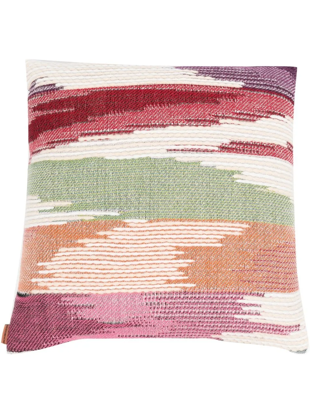 

Missoni Home cojín entretejido en zigzag - Rosado