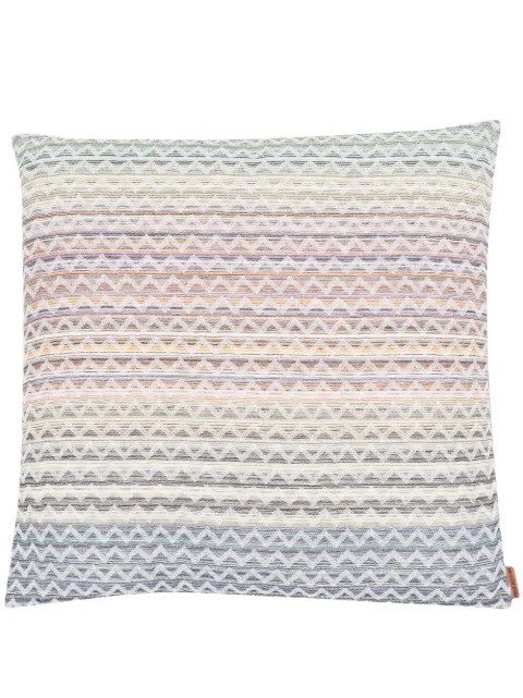 Missoni Home zigzag-print pattern cushion