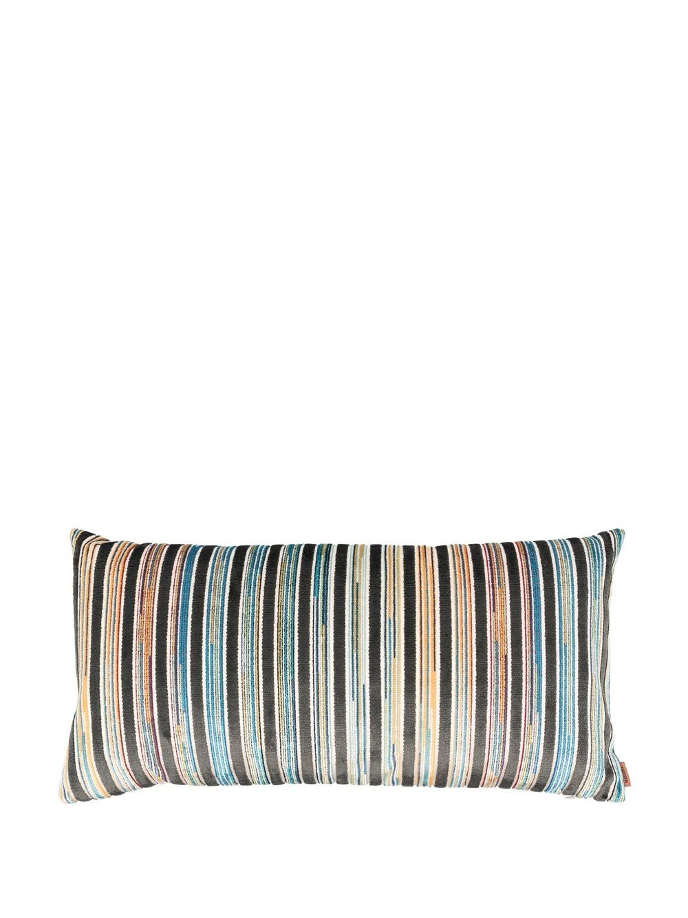 Missoni Home Gestreept kussen - Groen