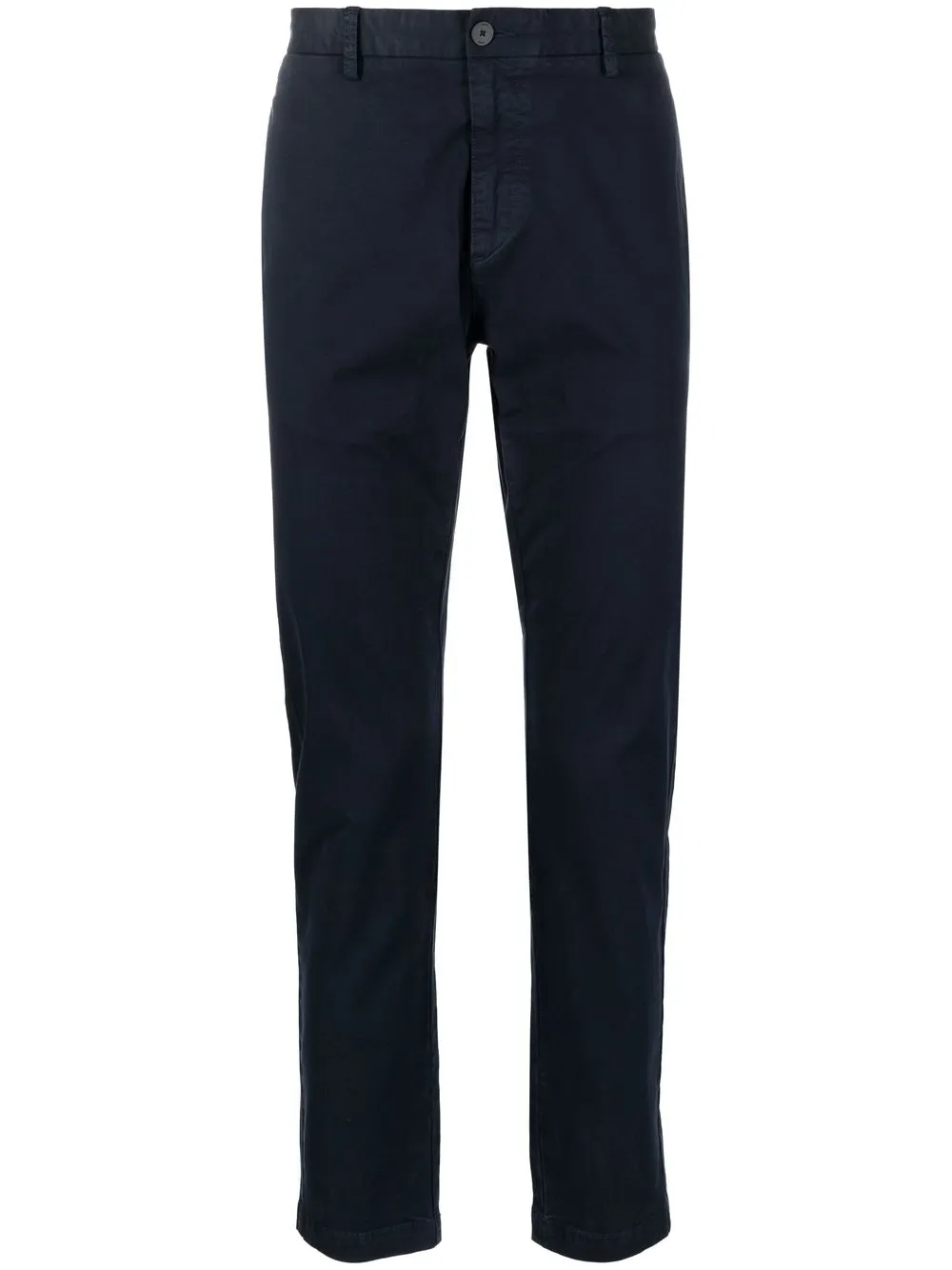 HUGO Calça chino com patch de logo | Azul | Image 1