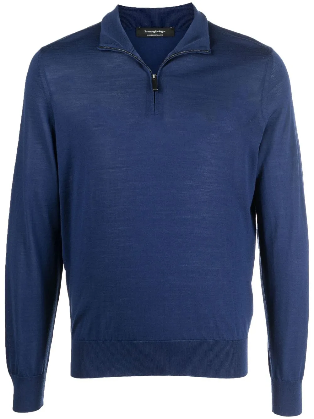 

Zegna fine-knit zip-up jumper - Blue