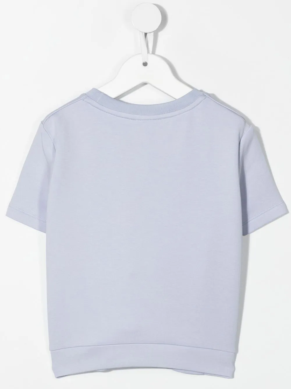 Emporio Armani Kids T-shirt met logoprint - Paars