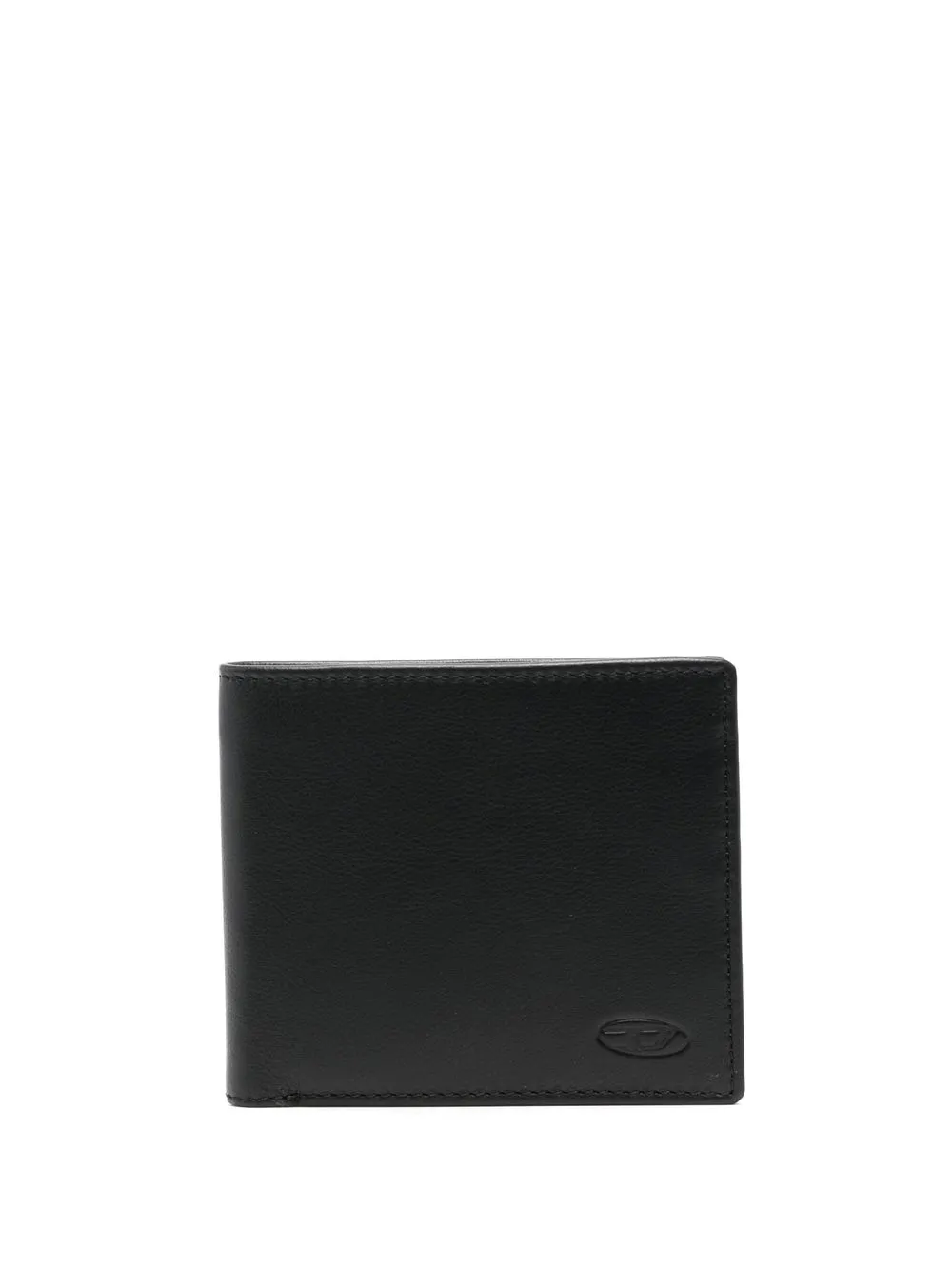 Diesel Logoembossed Bifold Wallet In Black ModeSens