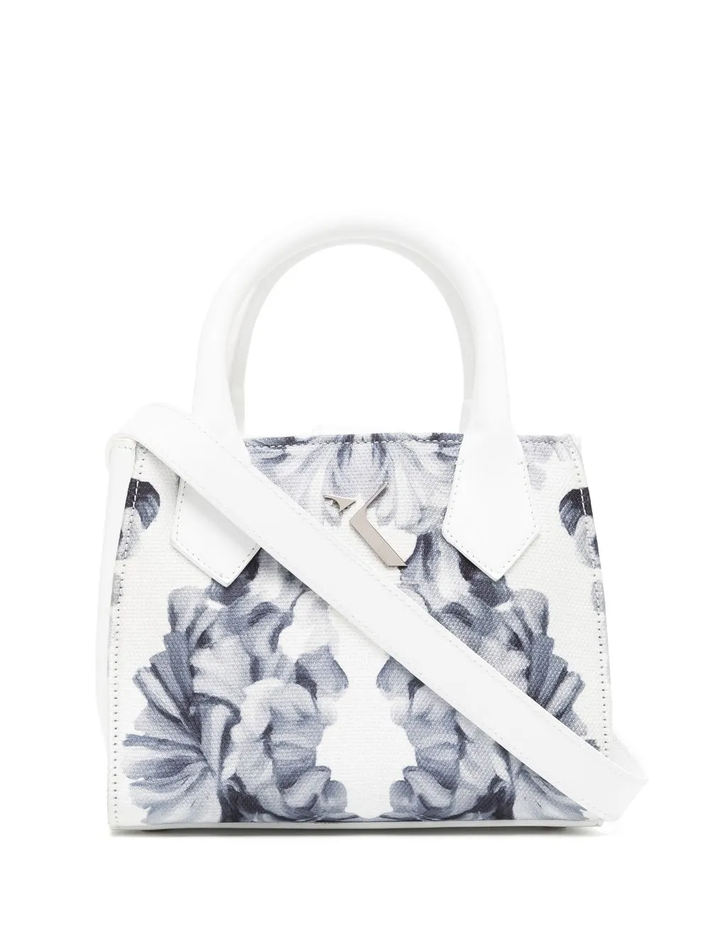 

Saiid Kobeisy bolsa estampada mini - Blanco