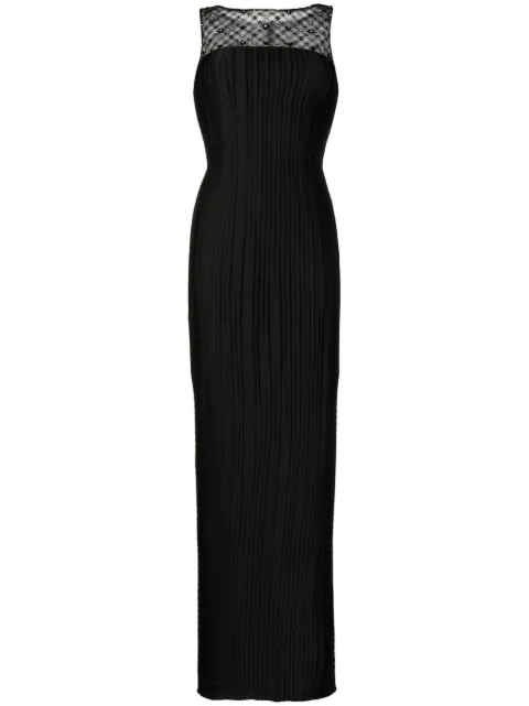 Saiid Kobeisy plisse beaded dress