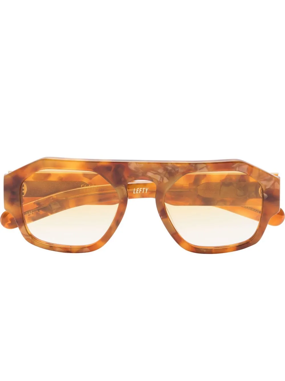 

FLATLIST lentes de sol Lefty con armazón estilo piloto - Naranja