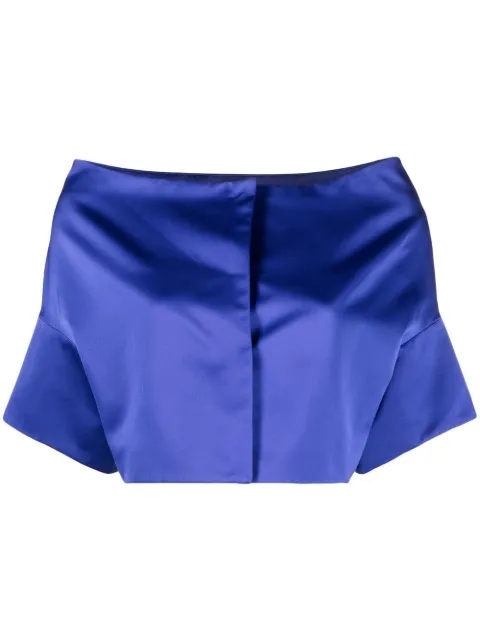 P.A.R.O.S.H. cropped off-shoulder blouse
