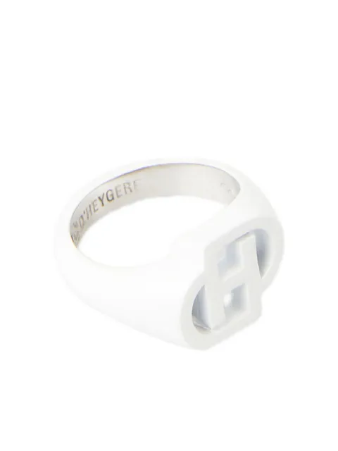 d'heygere anillo de sello con logo