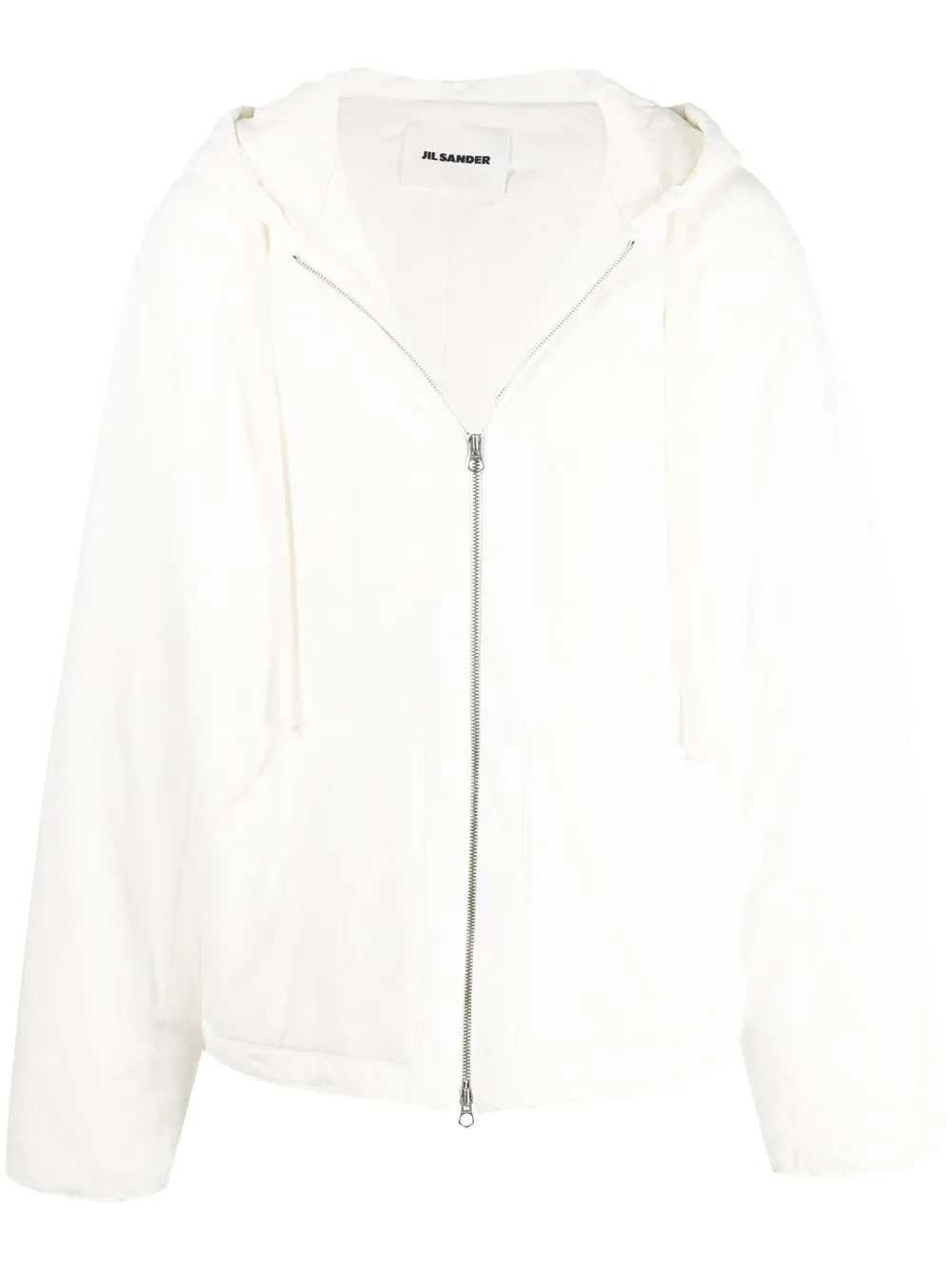 

Jil Sander zipped oversized jacket - White