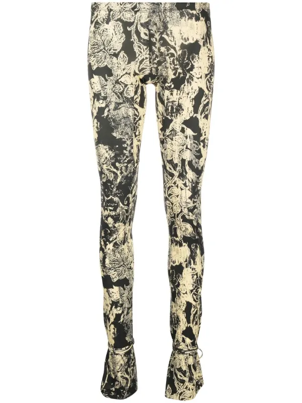 KNWLS cut-out belted-ankle Leggings 