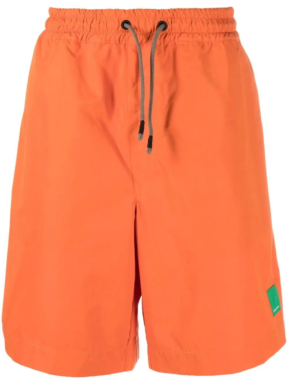 

Emporio Armani logo-patch bermuda shorts - Orange