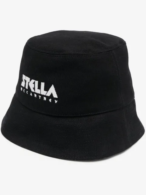 Stella McCartney embroidered-logo bucket hat