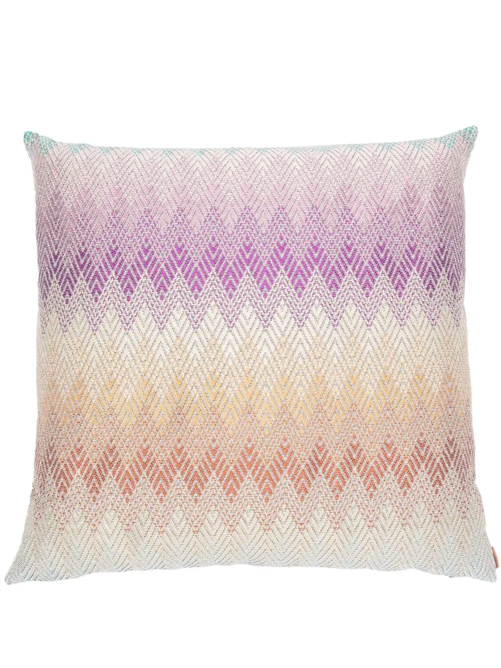 

Missoni Home Yamagata zigzag-jacquard cushion - Green