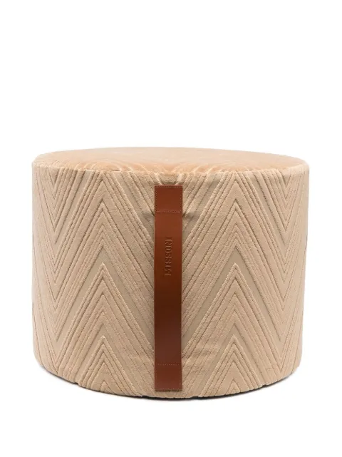 Missoni Home Basel Cylinder Pouf 