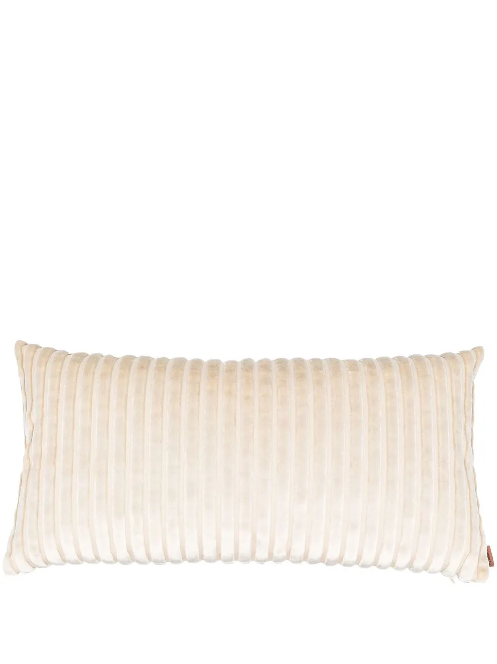 

Missoni Home ribbed velvet cushion - Neutrals