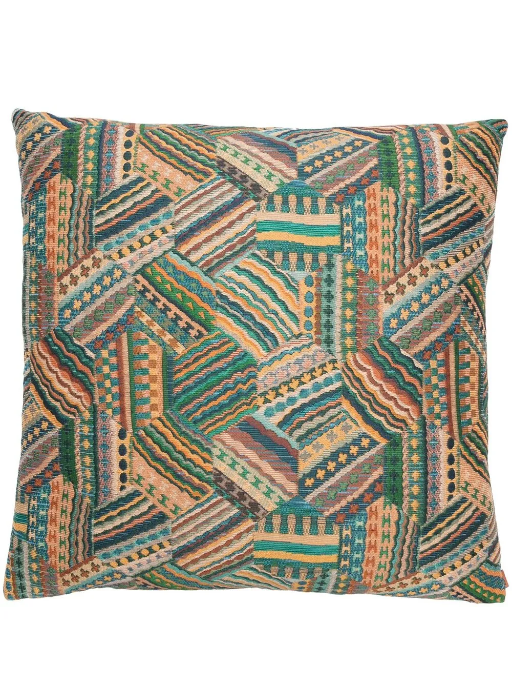 

Missoni Home woven square-shaped cushion - Green