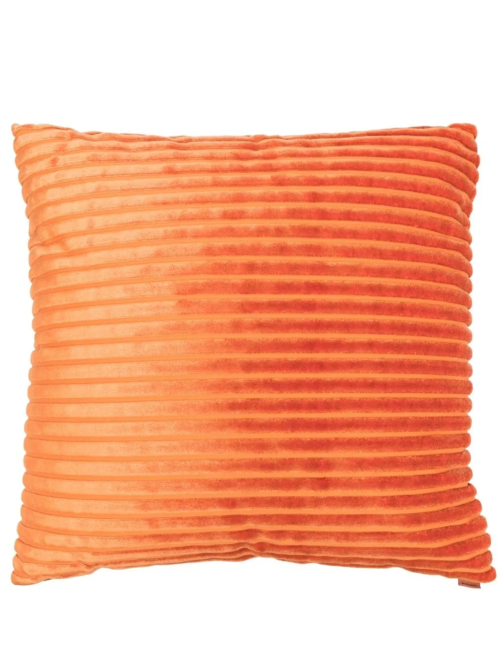 

Missoni Home ribbed velvet cushion - Orange